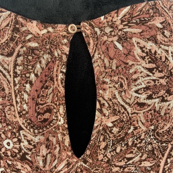 American Rag Paisley Print Romper with Bell Sleeves - Picture 6 of 9